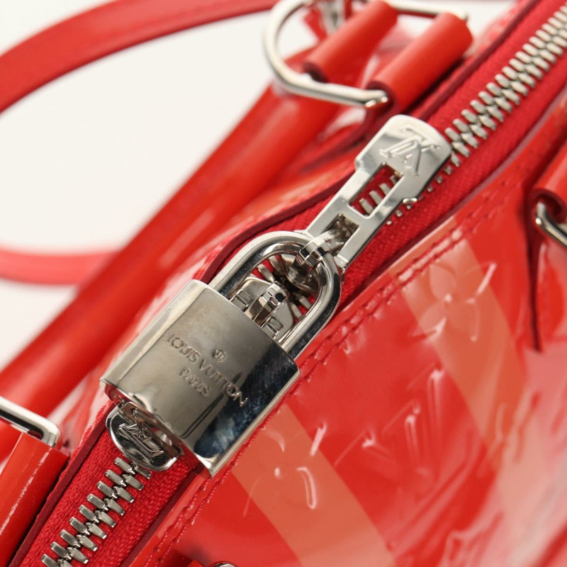 【日本直送】路易威登 Vernis Rayure Alma BB 手袋 2way Rose rich LV 正品 154292V-8