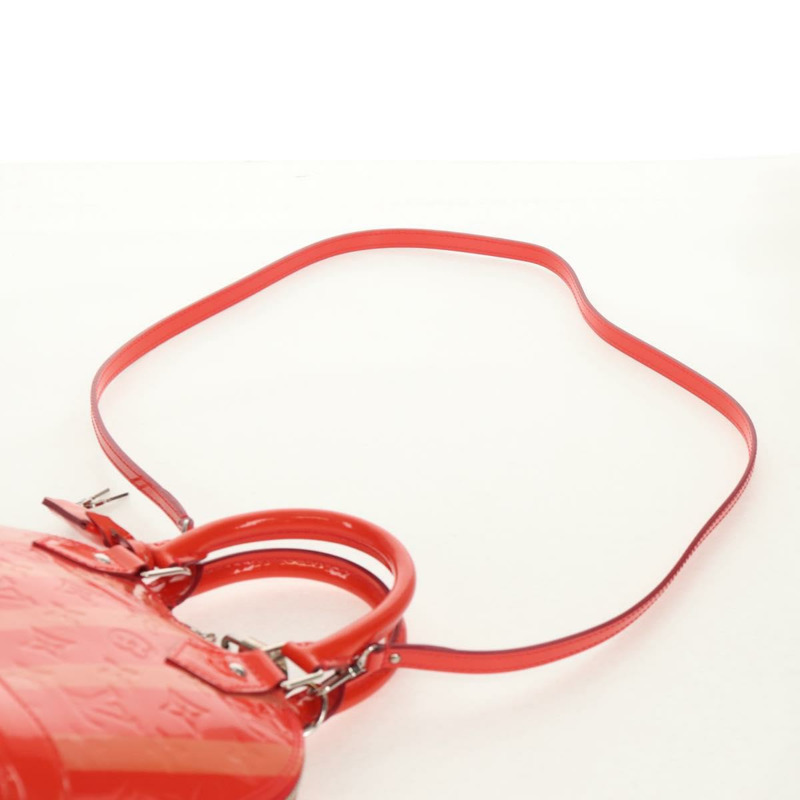 【日本直送】路易威登 Vernis Rayure Alma BB 手袋 2way Rose rich LV 正品 154292V-14