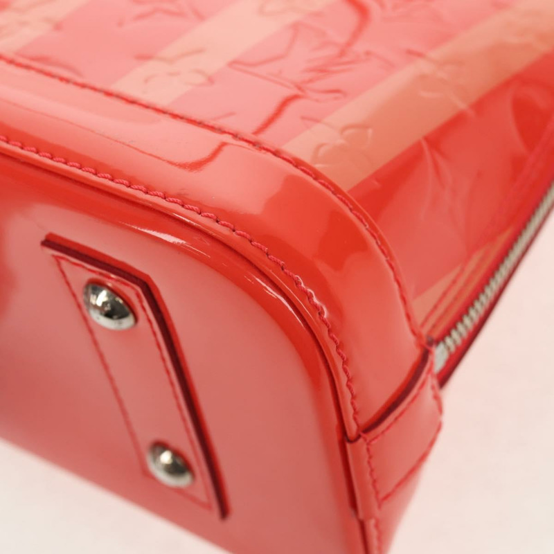 【日本直送】路易威登 Vernis Rayure Alma BB 手袋 2way Rose rich LV 正品 154292V-18