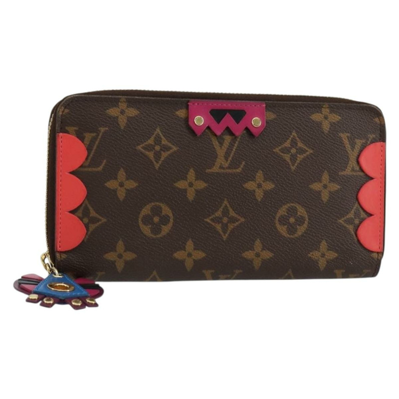 【日本直送】路易威登 Monogram Totem Zippy 皮夾 紫色 紅色 藍色 M61364 LV 正品 154173-0