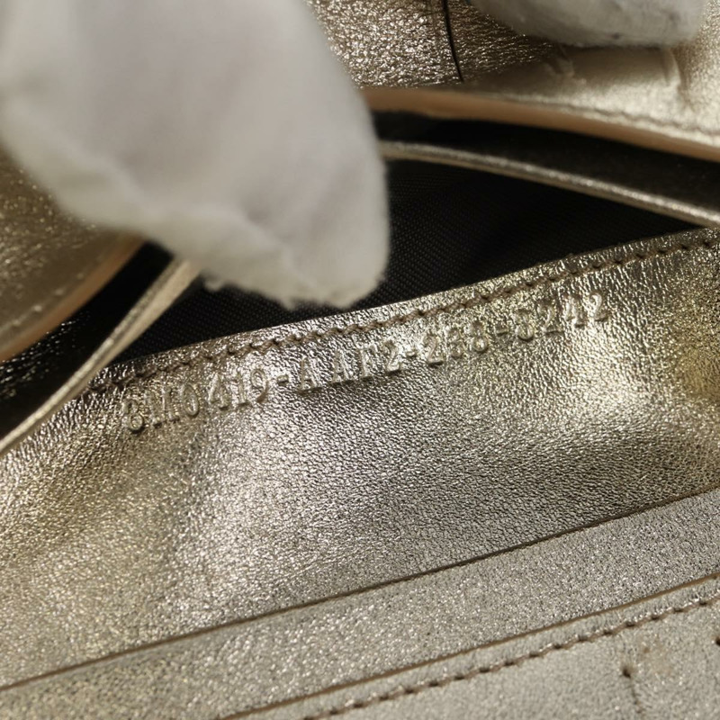 【日本直送】FENDI Zucca 帆布皮夾 皮革金 Auth 154304M-10