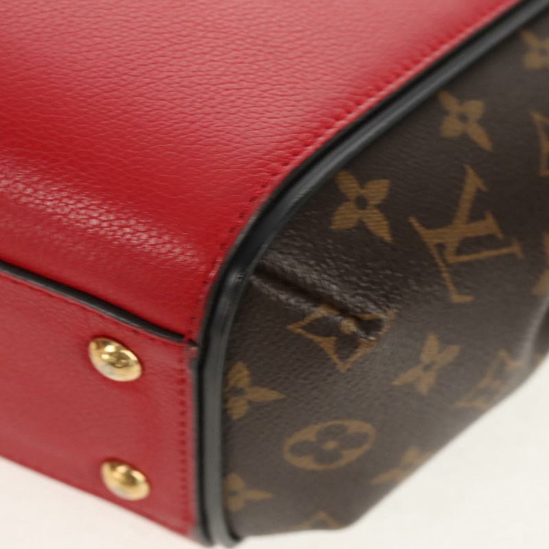【日本直送】路易威登 Monogram Kimono PM 手提包 2way 紅色 M41856 LV Auth 154172V-13