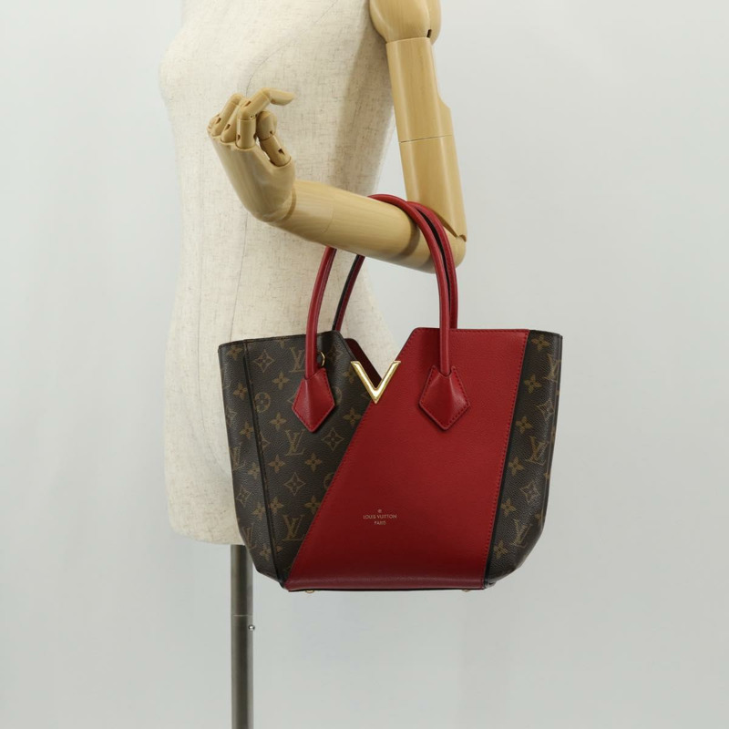 【日本直送】路易威登 Monogram Kimono PM 手提包 2way 紅色 M41856 LV Auth 154172V-24