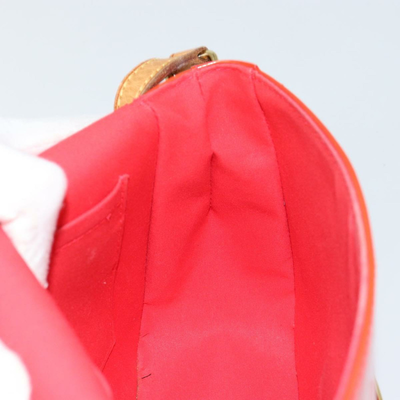 【日本直送】路易威登 Vernis Bell FlowerGM 手袋 Rouge Grunadine M91728 LV Auth 154321V-18