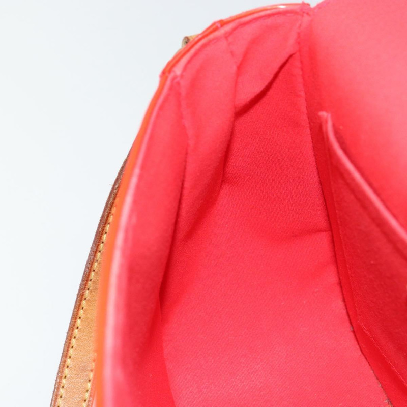 【日本直送】路易威登 Vernis Bell FlowerGM 手袋 Rouge Grunadine M91728 LV Auth 154321V-19