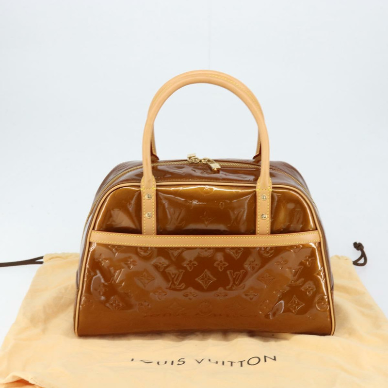 【日本直送】路易威登 Monogram Vernis Tompkins 方形包 青銅色 M91103 LV Auth 153020-11
