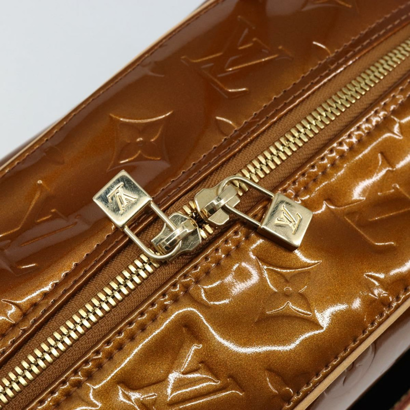 【日本直送】路易威登 Monogram Vernis Tompkins 方形包 青銅色 M91103 LV Auth 153020-18