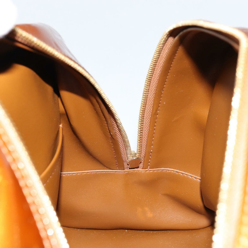 【日本直送】路易威登 Monogram Vernis Tompkins 方形包 青銅色 M91103 LV Auth 153020-20