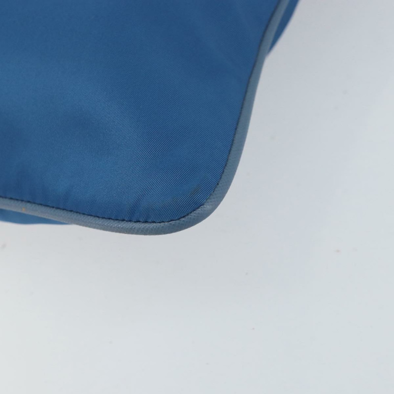 【日本直送】PRADA 尼龍藍銀色單肩包 正品 154370V-13