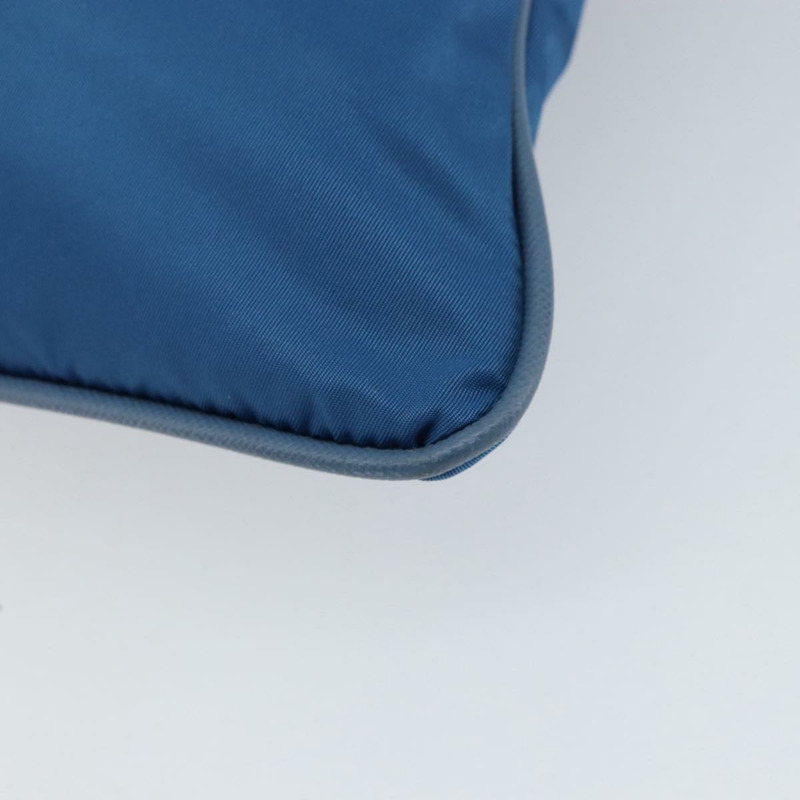 【日本直送】PRADA 尼龍藍銀色單肩包 正品 154370V-15