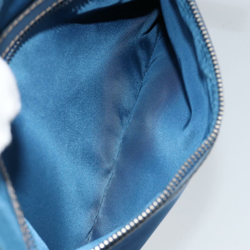 【日本直送】PRADA 尼龍藍銀色單肩包 正品 154370V-24