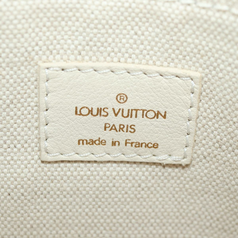 【日本直送】路易威登 Tinkerbell 波點巴拿馬帆布包 白色 M95407 正品 153639SM-20