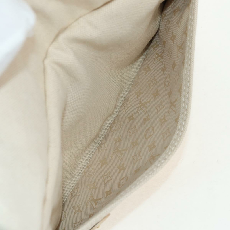 【日本直送】路易威登 Tinkerbell 波點巴拿馬帆布包 白色 M95407 正品 153639SM-27