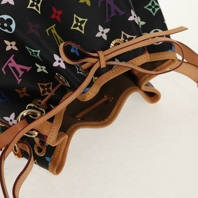 【日本直送】路易威登 Monogram Multicolor Petit Noe 手袋 黑色 M42230 正品 153632SM-5