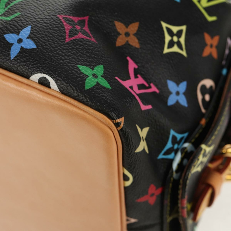 【日本直送】路易威登 Monogram Multicolor Petit Noe 手袋 黑色 M42230 正品 153632SM-14