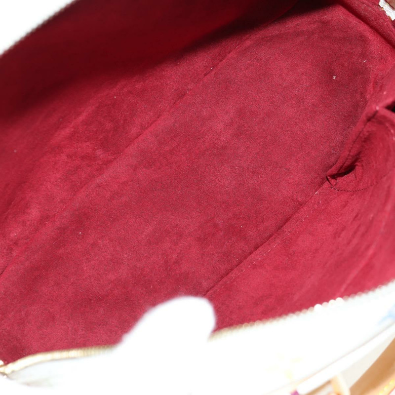 【日本直送】路易威登 Monogram Multicolor Trouville 手提包 白色 M92663 正品 153633SM-9