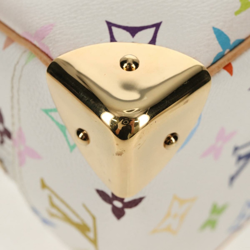 【日本直送】路易威登 Monogram Multicolor Trouville 手提包 白色 M92663 正品 153633SM-13