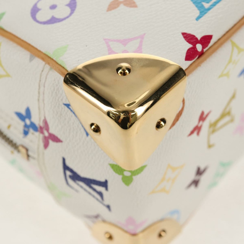 【日本直送】路易威登 Monogram Multicolor Trouville 手提包 白色 M92663 正品 153633SM-15