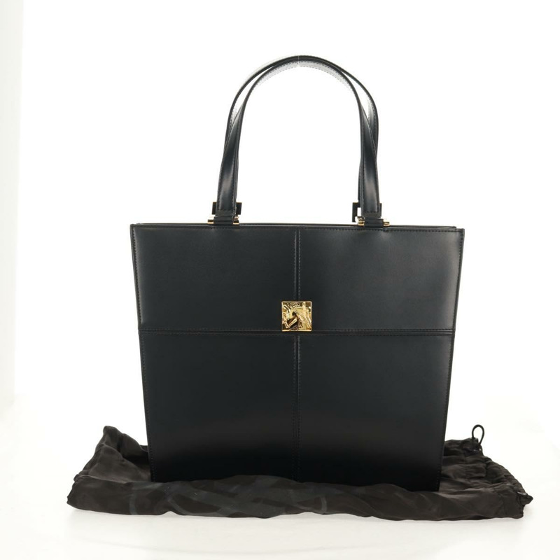 【日本直送】SAINT LAURENT 手提包 皮革 金色 黑色 正品 148653V-11