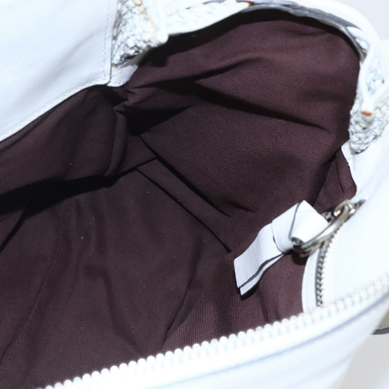 【日本直送】Chloe 皮革雙肩包 白色銀色 正品 ka340-20