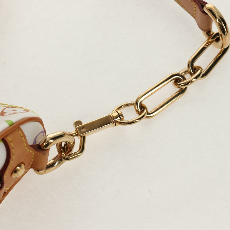 【日本直送】路易威登 Monogram Multicolor Rita 手提包 2way 白 M40125 LV Auth ka242AV-16