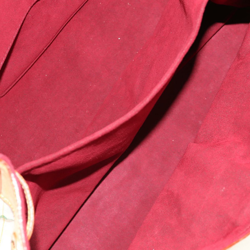 【日本直送】路易威登 Monogram Multicolor Ursula 手提包 白色 M40123 LV Auth ka368AV-9