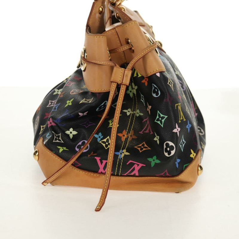 【日本直送】路易威登 Monogram Multicolor Ursula 手提包 黑色 M40124 LV Auth ka367AV-2