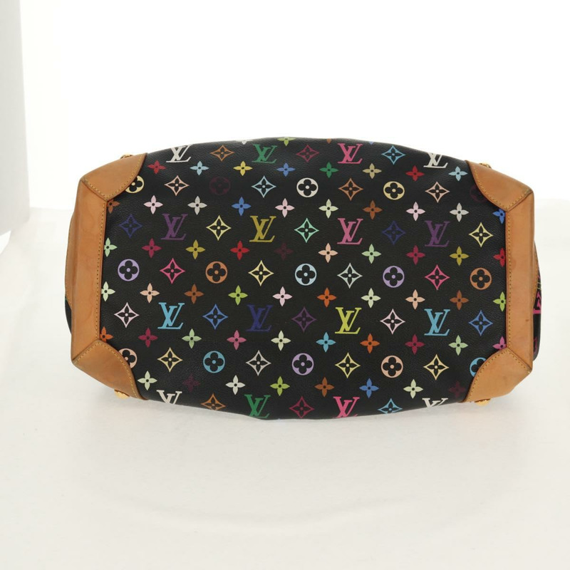 【日本直送】路易威登 Monogram Multicolor Ursula 手提包 黑色 M40124 LV Auth ka367AV-4