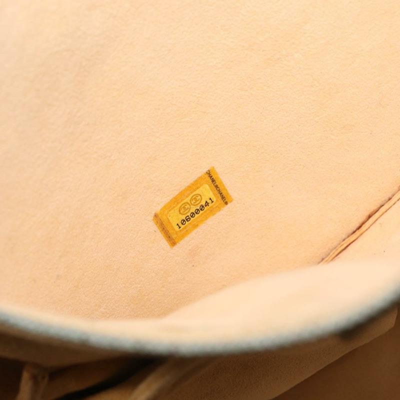 【日本直送】香奈兒 (CHANEL) 鏤空琺瑯黑銀色雙C標誌手提包 BA8412-11