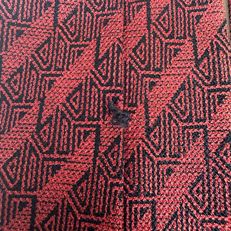 Dior Monsieur紅色 領帶 領結 絲綢（中古）-7