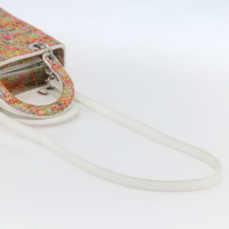 【日本直送】Christian Dior Lady Dior 斜紋軟呢雙肩包 多色 銀色 正品 142980SM-7