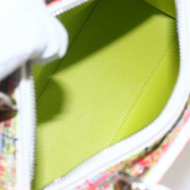 【日本直送】Christian Dior Lady Dior 斜紋軟呢雙肩包 多色 銀色 正品 142980SM-9