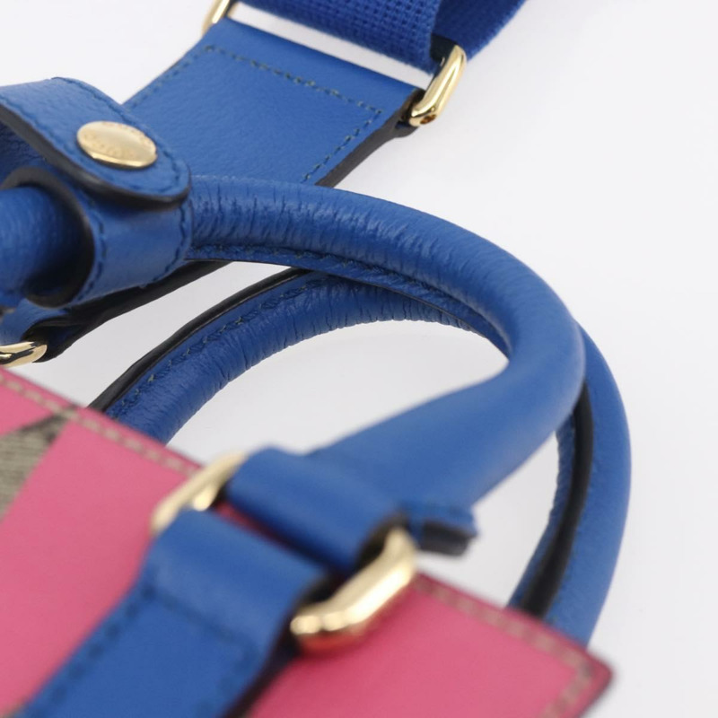 【日本直送】GUCCI GG Supreme 手提包 PVC 兩用 米色/藍色 正品 154072SAM-7