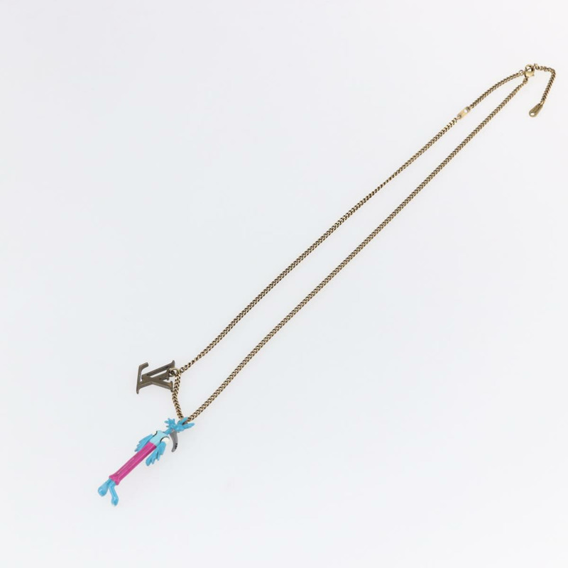 【日本直送】路易威登 LV 動物項鍊 金屬金色 MP2928 LV 正品 154037SAM-7
