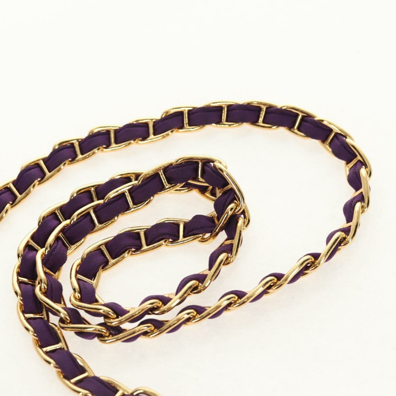 【日本直送】PRADA 尼龍紫色金色鏈條單肩包 正品 154699V-7