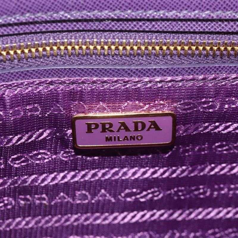 【日本直送】PRADA 尼龍紫色金色鏈條單肩包 正品 154699V-19