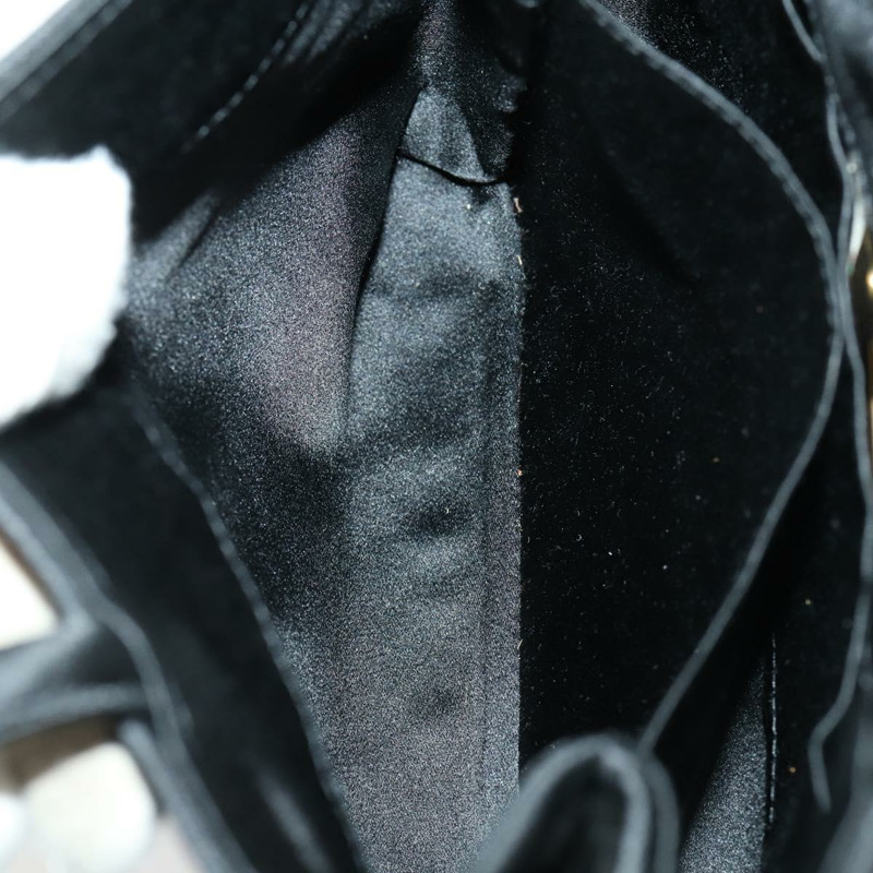 【日本直送】BOTTEGA VENETA INTRECCIATO 手提包 緞面 黑色 金色 正品 ki6189-9