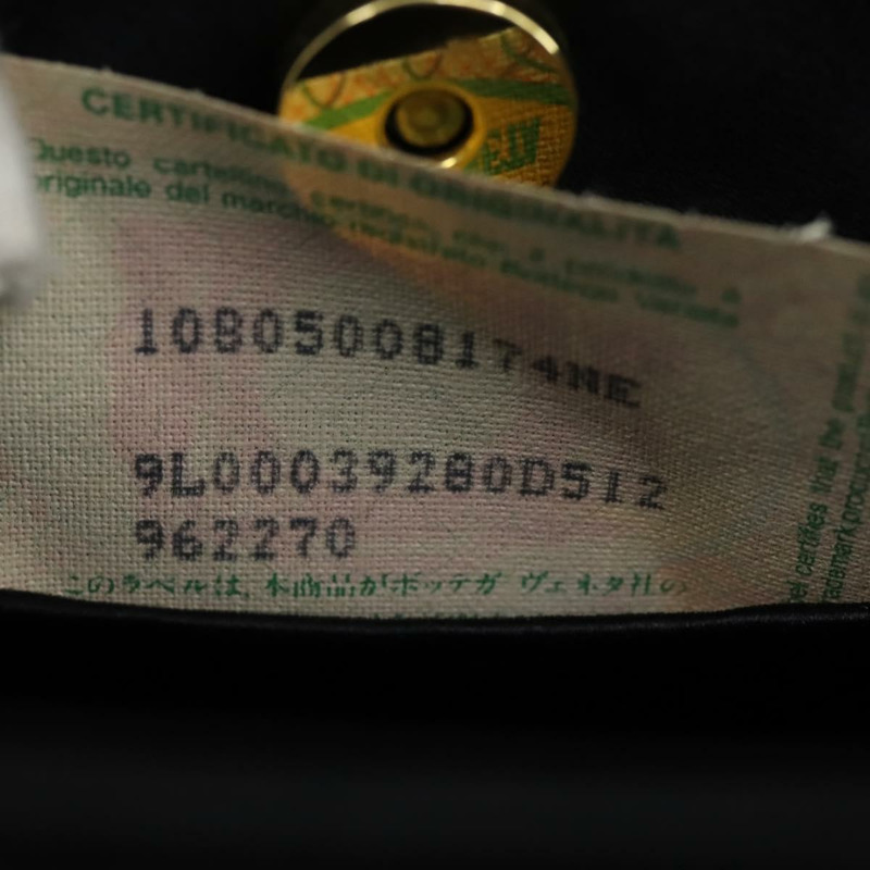 【日本直送】BOTTEGA VENETA INTRECCIATO 手提包 緞面 黑色 金色 正品 ki6189-10