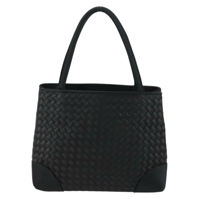 【日本直送】BOTTEGA VENETA INTRECCIATO 手提包 緞面 黑色 金色 正品 ki6189-12