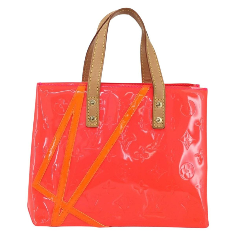 【日本直送】路易威登 Monogram Vernis Fluo Reade PM 手提包 紅色 M91903 LV Auth mr1578-1
