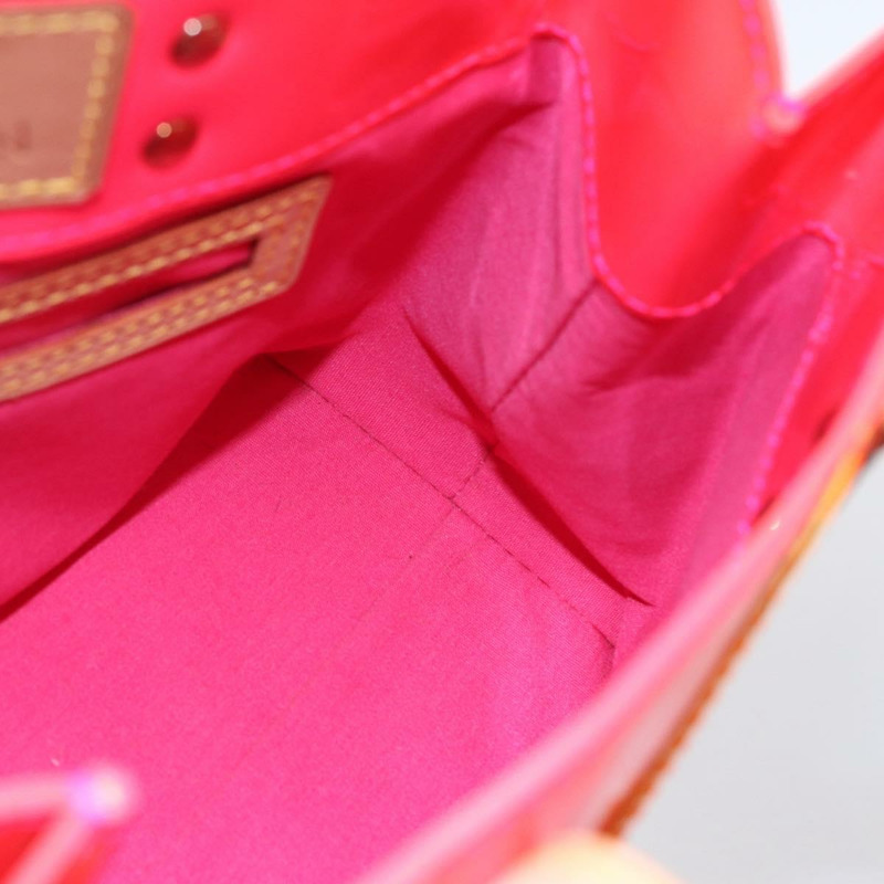 【日本直送】路易威登 Monogram Vernis Fluo Reade PM 手提包 紅色 M91903 LV Auth mr1578-16