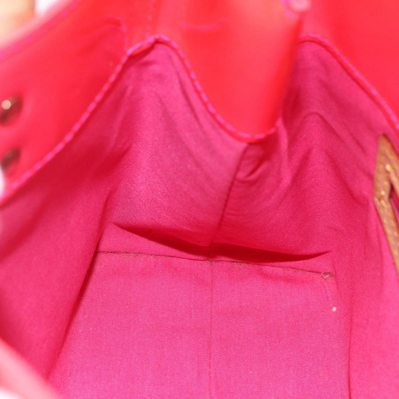 【日本直送】路易威登 Monogram Vernis Fluo Reade PM 手提包 紅色 M91903 LV Auth mr1578-17