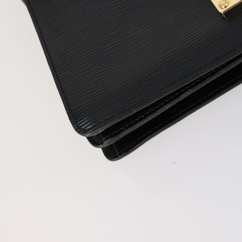 【日本直送】路易威登 Epi Biface 手拿包 黑色 M52322 LV Auth mr1641-15