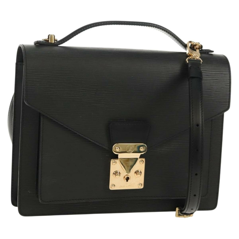 【日本直送】路易威登 Epi Monceau 28 手提包黑色 M52122 LV 正品 mr1592V-0