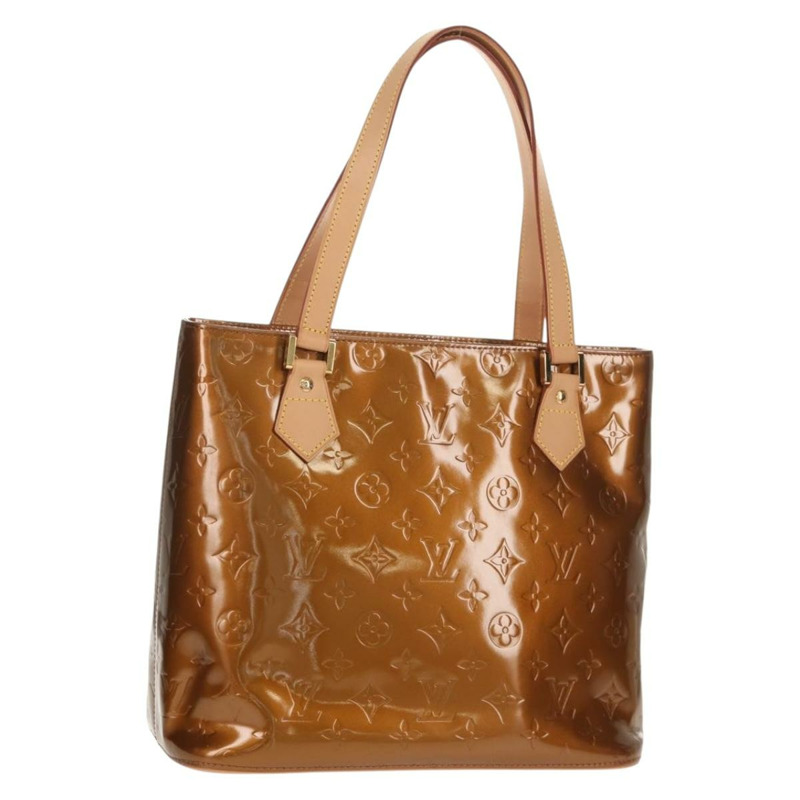 【日本直送】路易威登 Monogram Vernis Houston 手提包 青銅色 M91122 LV Auth mr1617V-0