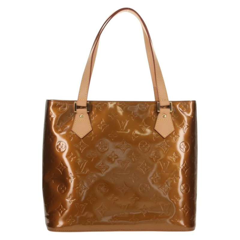 【日本直送】路易威登 Monogram Vernis Houston 手提包 青銅色 M91122 LV Auth mr1617V-1
