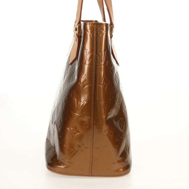 【日本直送】路易威登 Monogram Vernis Houston 手提包 青銅色 M91122 LV Auth mr1617V-2