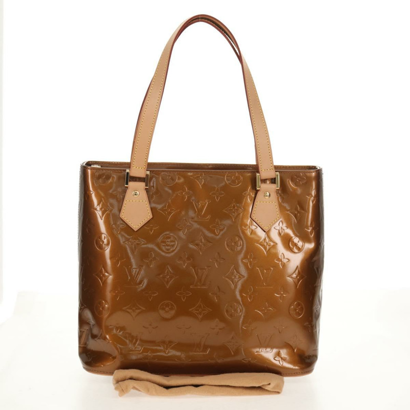 【日本直送】路易威登 Monogram Vernis Houston 手提包 青銅色 M91122 LV Auth mr1617V-11