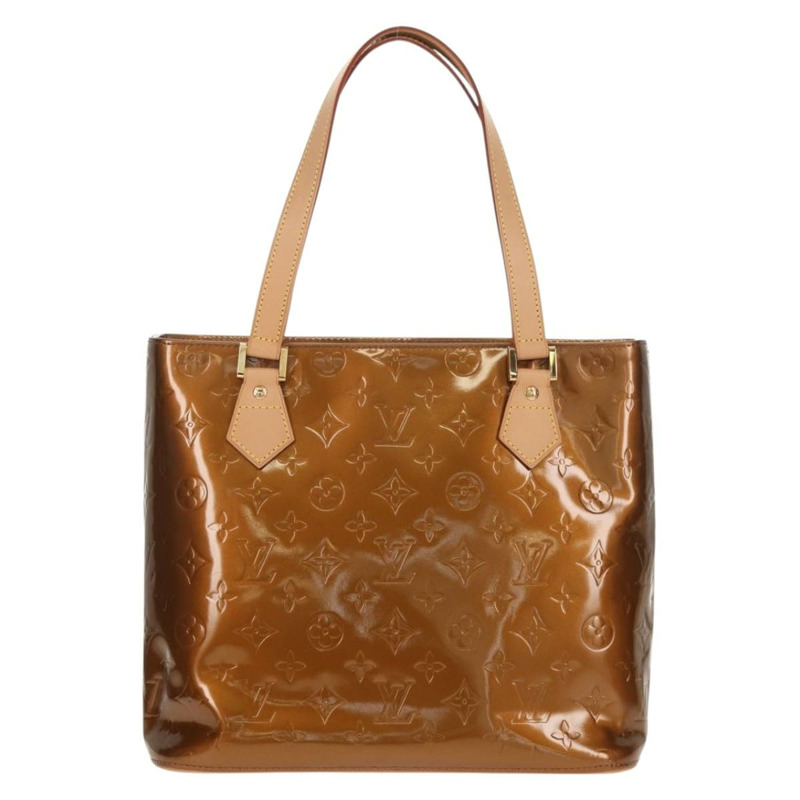 【日本直送】路易威登 Monogram Vernis Houston 手提包 青銅色 M91122 LV Auth mr1617V-12