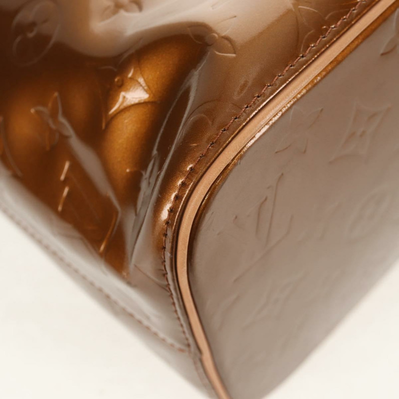 【日本直送】路易威登 Monogram Vernis Houston 手提包 青銅色 M91122 LV Auth mr1617V-14